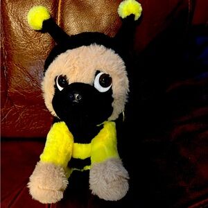 Pug bumblebee plush